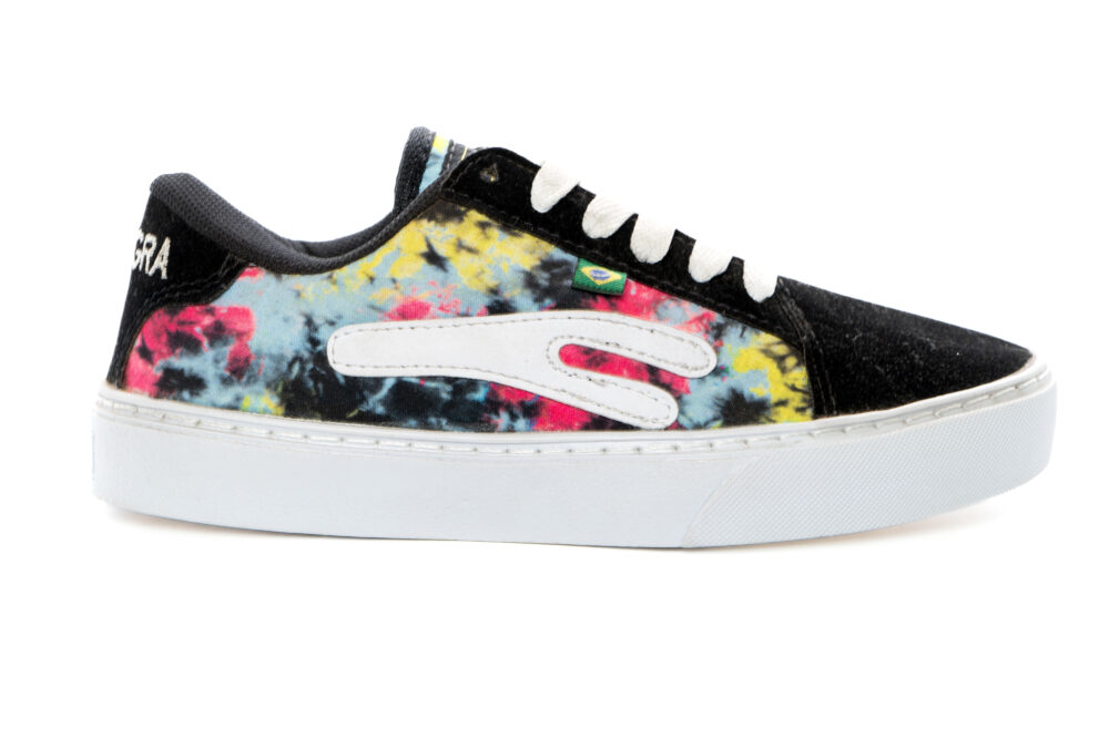 Tênis Taygra Urbano Preto Tie Dye