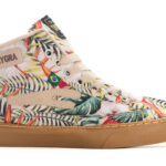Botinha Taygra Urbana Floral Verde