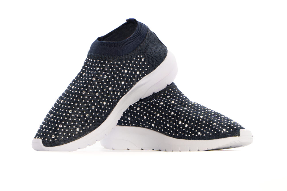 Tênis Taygra CrossFeet Azul Marinho Strass - Image 3